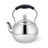 5970 FISSMAN Чайник FELA  1,5л для кипячения воды и заваривания чая с ситечком (нерж.сталь); Ручки - нерж.сталь,бакелит.