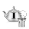 5971 FISSMAN Чайник FERNE 1,5л для кипячения воды и заваривания чая с ситечком (нерж.сталь); Ручки - нерж.сталь
