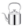 5972 FISSMAN Чайник FONSO 1,5л для кипячения воды и заваривания чая с ситечком (нерж.сталь); Ручки - нерж.сталь