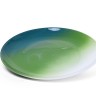 3835 FISSMAN Тарелка MARBELLA 28см, цвет зеленый (стекло)