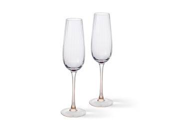 19054 FISSMAN Набор бокалов для шампанского 230мл / 2шт (стекло)