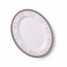 3886 FISSMAN Блюдо овальное PLATINA 24x19см, цвет белый (фарфор)