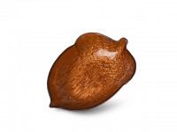 13980 FISSMAN Блюдо Acorn 21х15х4,2 см, цвет коричневый (стекло)