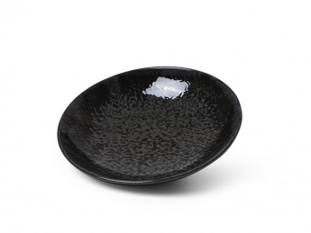 3954 FISSMAN Блюдо SIRACUSA 25см / 1400мл, цвет черный (фарфор)