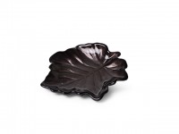 13981 FISSMAN Блюдо Leaves 14,5х12,5х3 см, цвет коричневый (стекло)