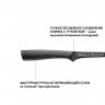 2490 FISSMAN Нож Обвалочный SHINAI 10см с покрытием Graphite (3Cr14 сталь)