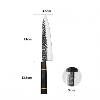 2554 FISSMAN Нож Поварской 21см Kensei Bokuden (сталь AUS-8)