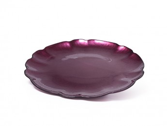 3820 FISSMAN Блюдо GRANADA 33см, цвет пурпурный (стекло)