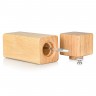 8189 FISSMAN  Мельница для соли и перца квадратная 16.5x5 см (деревянный корпус с керамическим механизмом)
