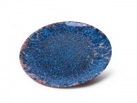 3834 FISSMAN Блюдо OCEANO 32,5см, цвет синий (стекло)