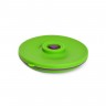 7316 FISSMAN Ланчбокс складной круглый зеленый 17x17x7см / 900мл (силикон)