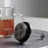 9096 FISSMAN Френч-пресс с двойными стенками - заварочный чайник с поршнем CARTADO 800 мл (стеклянная колба)