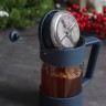 9114 FISSMAN Френч-пресс - заварочный чайник с поршнем FLAT WHITE 350 мл (стеклянная колба)