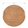 8790 FISSMAN Доска разделочная 43x5 см круглая (бамбук)