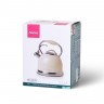 5961 FISSMAN Чайник для кипячения воды FELICITY 2,6л, цвет КОФЕЙНЫЙ (нерж.сталь)