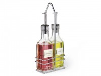 6519 FISSMAN Набор бутылочек для масла и уксуса 2х150 мл (стекло)