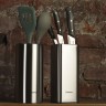 2868 FISSMAN Подставка для хранения кухонных ножей 9,5x9,5x22,5 см (нержавеющая сталь)