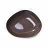 3906 FISSMAN Тарелка глубокая GALAXY 20,5х16х4,3см / 550мл, цвет коричневый бл. (фарфор)