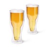 16481 FISSMAN Набор BRIO  из 2-х стаканов с двойными стенками 390мл (жаропрочное стекло)