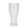 16481 FISSMAN Набор BRIO  из 2-х стаканов с двойными стенками 390мл (жаропрочное стекло)